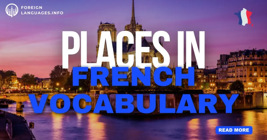 Places in French Vocabulary